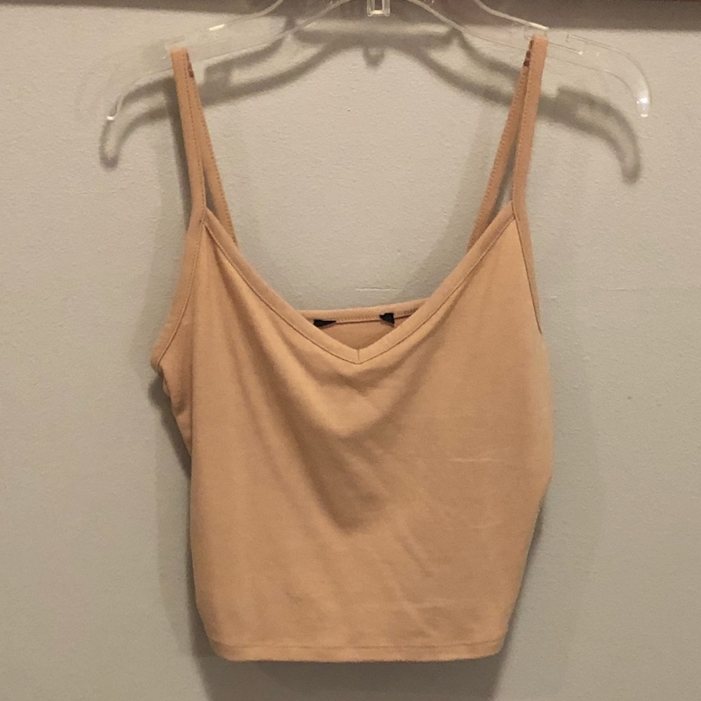 BRAND NEW nude cropped tank top